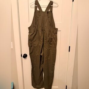 Duluth Trading Co Olive Hemp Overalls